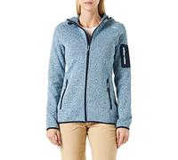 CMP Women's Jacket Fix Hood Woman, Cristall Blue-Blue Ink, 38