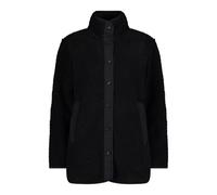 CMP - Women's Highloft Teddy Fleece Long Jacket, Black, 10 UK