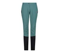 CMP Womens hiking Trousers with Reinforced Knees Agave - Teal - Size X-Small