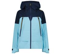 CMP - Women's Jacket Fix Hood 3 Layer - Waterproof jacket size 38, blue
