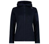 CMP - Women's Jacket Fix Hood Jacquard Knitted 3H19826 - Fleece jacket size 36, black