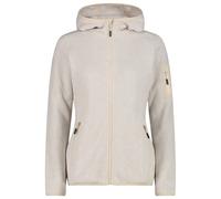 CMP - Women's Jacket Fix Hood Jacquard Knitted 3H19826 - Fleece jacket size 46, grey/sand