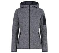CMP - Women's Jacket Fix Hood Jacquard Knitted 3H19826 - Fleece jacket size 50, grey