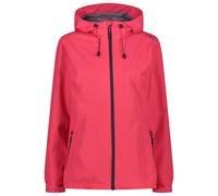 CMP - Women's Jacket Fix Hood with Pack Pocket - Waterproof jacket size 46, pink/red
