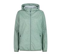 CMP WOMEN'S JACKET RAIN FIX HOOD JADE UK 14
