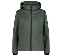CMP - Women's Jacket Zip Hood Melange Softshell - Softshell jacket size 38, olive
