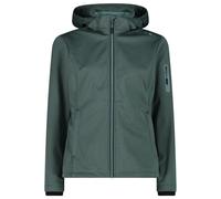 CMP - Women's Jacket Zip Hood Melange Softshell - Softshell jacket size 50, blue