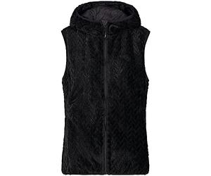 CMP Women's Jacquard Highloft Vest Jaquard, Black, 48