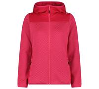 CMP - Women's Jacquard Knit Jacket Fix Hood - Fleece jacket size 36, red/pink