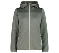 CMP - Women's Jacquard Knit Jacket Fix Hood - Fleece jacket size 38, grey