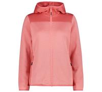 CMP - Women's Jacquard Knit Jacket Fix Hood - Fleece jacket size 48, pink