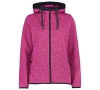 CMP - Women's Jacquard Knitted Jacket Fix Hood - Fleece jacket size 38, pink
