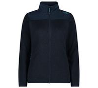 CMP - Women's Jacquard Knitted Jacket - Fleece jacket size 46, black/blue