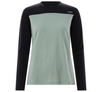 CMP - Women's Kildar T-Shirt - Merino longsleeve size 48, turquoise/black