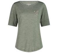 CMP - Women's Light Melange T-Shirt - Sport shirt size 34, olive