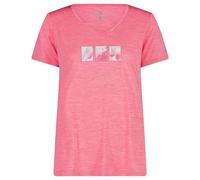 CMP - Women's Light Melange T-Shirt - Sport shirt size 34, pink
