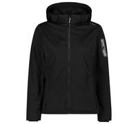 CMP - Women's Light Softshell Jacket Zip Hood - Softshell jacket size 34, black