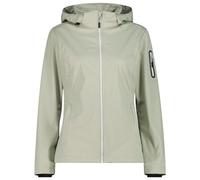 CMP - Women's Light Softshell Jacket Zip Hood - Softshell jacket size 36, grey/sand