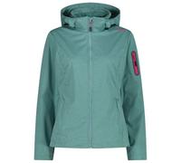 CMP - Women's Light Softshell Jacket Zip Hood - Softshell jacket size 36, turquoise