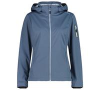 CMP - Women's Light Softshell Jacket Zip Hood - Softshell jacket size 40, blue