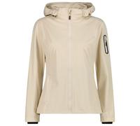 CMP - Women's Light Softshell Jacket Zip Hood - Softshell jacket size 48, sand