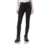 CMP Women's Long Softshell Running Trousers | Hybrid design made of stretch performance fleece, lightweight, softshell wind protection in the front