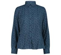CMP - Women's Longsleeve Shirt with Pattern - Blouse size 36, blue