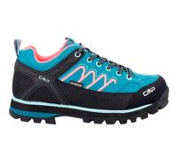CMP Women's Moon Low Wmn Trekking Shoe Wp Walking, Teal Red Fluo, 5.5 UK
