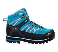 CMP Women's Moon Mid Wmn Trekking Shoe Wp Walking, Teal Red Fluo, 6.5 UK
