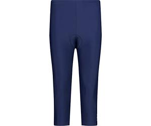 CMP Women's Pantalone Capri Da Bike Elasticizzato E Traspirante Trousers, Blue, D38