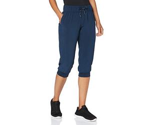 CMP Women's Pantalone Capri Stretch Con Tecnologia Dry Function Trousers, Blue, D34
