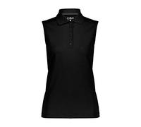 CMP Women's Polo Sleeveless Nero-GRAFFITE UK L