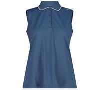 CMP - Women's Polo Sleeveless - Polo shirt size 36, blue