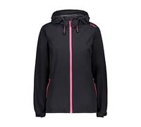 CMP Women's Rain Jacket with Fix Hood | Protection from moisture, protection from wind, quick moisture transport, lightweight feel