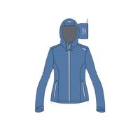 CMP Women's Rain Jacket with Fix Hood | Protection from moisture, protection from wind, quick moisture transport, lightweight feel