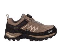 CMP - Women's Rigel Low Fitgo Trekking Shoes WP 3Q13586 - Multisport shoes size 7, black/brown