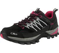 CMP Women's Rigel Low Trekking Shoe WP, B.Blue-GIADA-Peach, UK 8