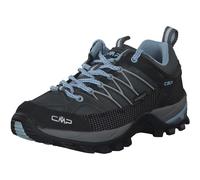 CMP Women's Rigel Low WMN Trekking Shoe WP, Graphite-Light Blue, 8 UK