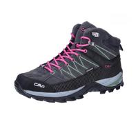 CMP Women's Rigel Mid Wmn Trekking Shoes Wp Hiking, Antracite-Mineral Green, 8 UK