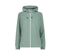CMP Rain Jacket Fix Hood Jacket mineral green Women - XS