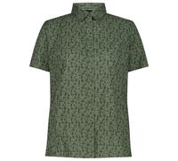 CMP - Women's Shortsleeve Shirt with Pattern - Blouse size 38, olive