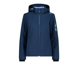 CMP - Women's Softshell Jacket with Removable Hood, Blue-Sky, 40