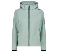 CMP - Women's Softshell Jacket Zip Hood - Softshell jacket size 46, grey/turquoise