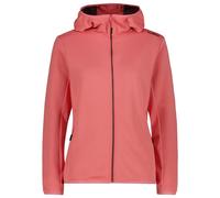 CMP - Women's Striped Jacquard Jacket Fix Hood - Fleece jacket size 40, red