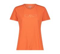 CMP Womens T-Shirt Piquet Tangeri/Salmone - Orange - Size Small