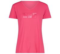 CMP - Women's T-Shirt V-Neck - Sport shirt size 34, pink