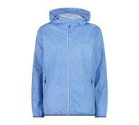 CMP WOMENS JACKET RAIN FIX HOOD, SKY, XXS
