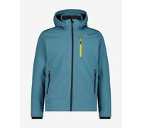 CMP Zip Hood Softshell Jacket with Zip-Off Hood Mist Blue Black - 54