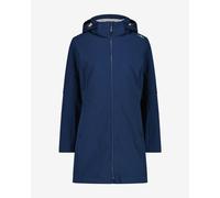 CMP Zip Hood Softshell Long Jacket Night Blue Women - L