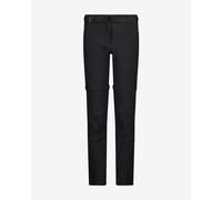 CMP Zip-Off Stretch Fabric convertible trousers black charcoal girls - 6
